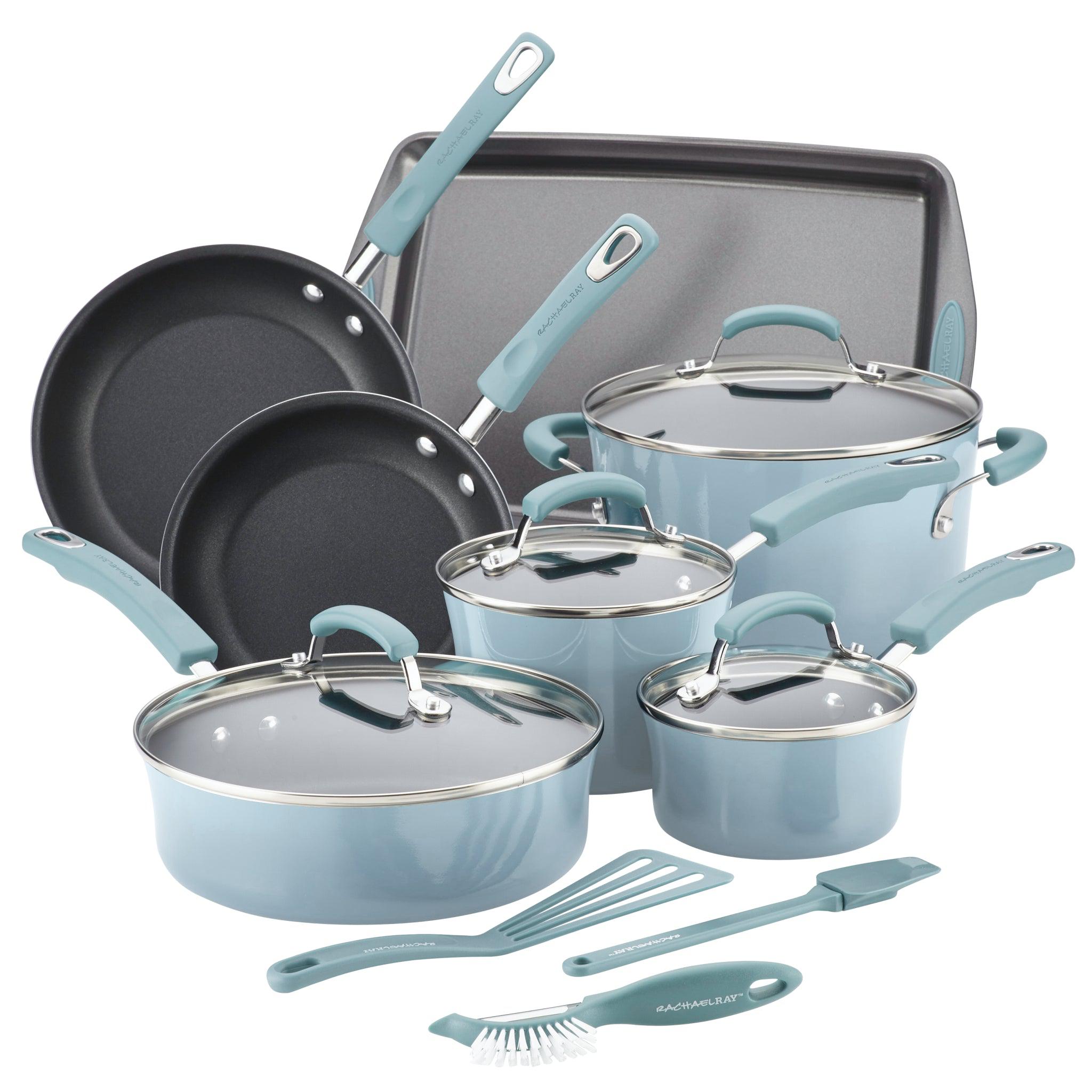 14-Piece Classic Brights Nonstick Cookware Set - Image 2