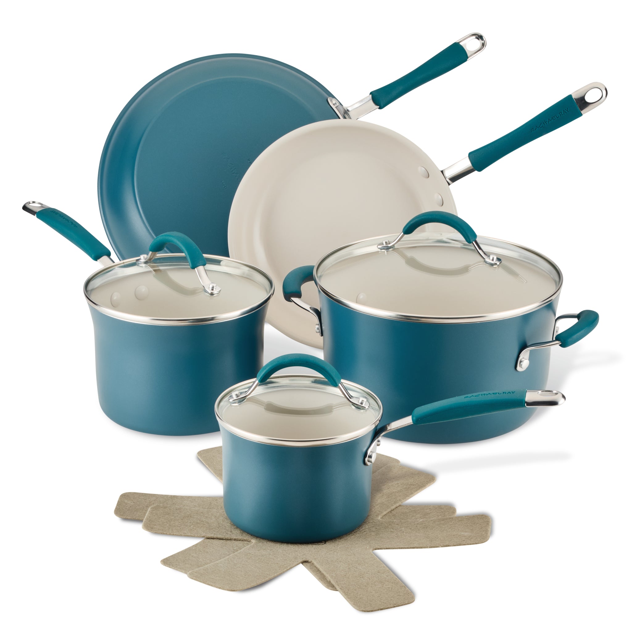 10-Piece Ceramic Nonstick Cookware Set - Image 3