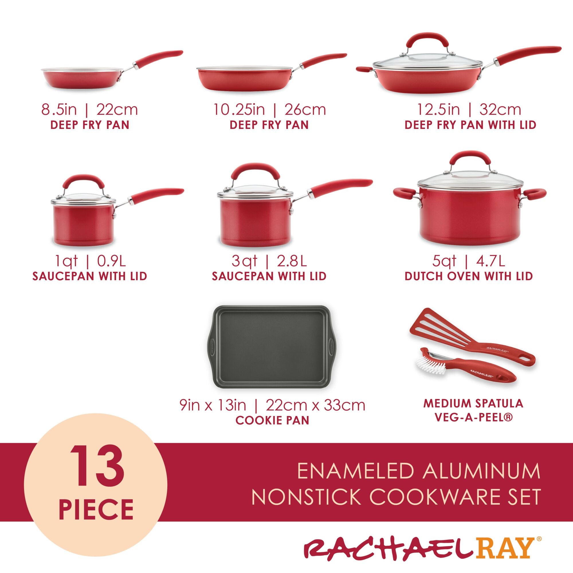 13-Piece Nonstick Induction Cookware Set - Image 22
