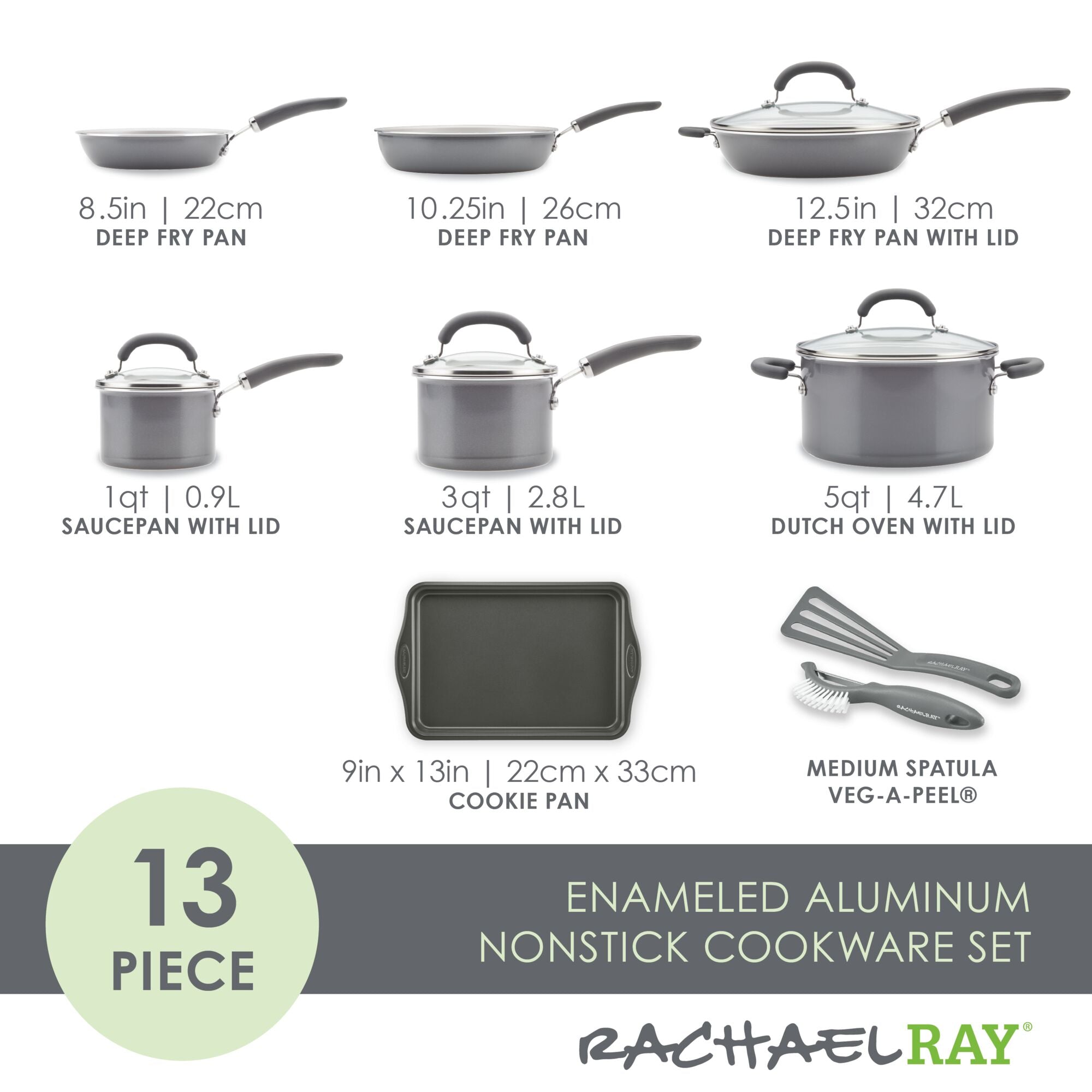 13-Piece Nonstick Induction Cookware Set - Image 12