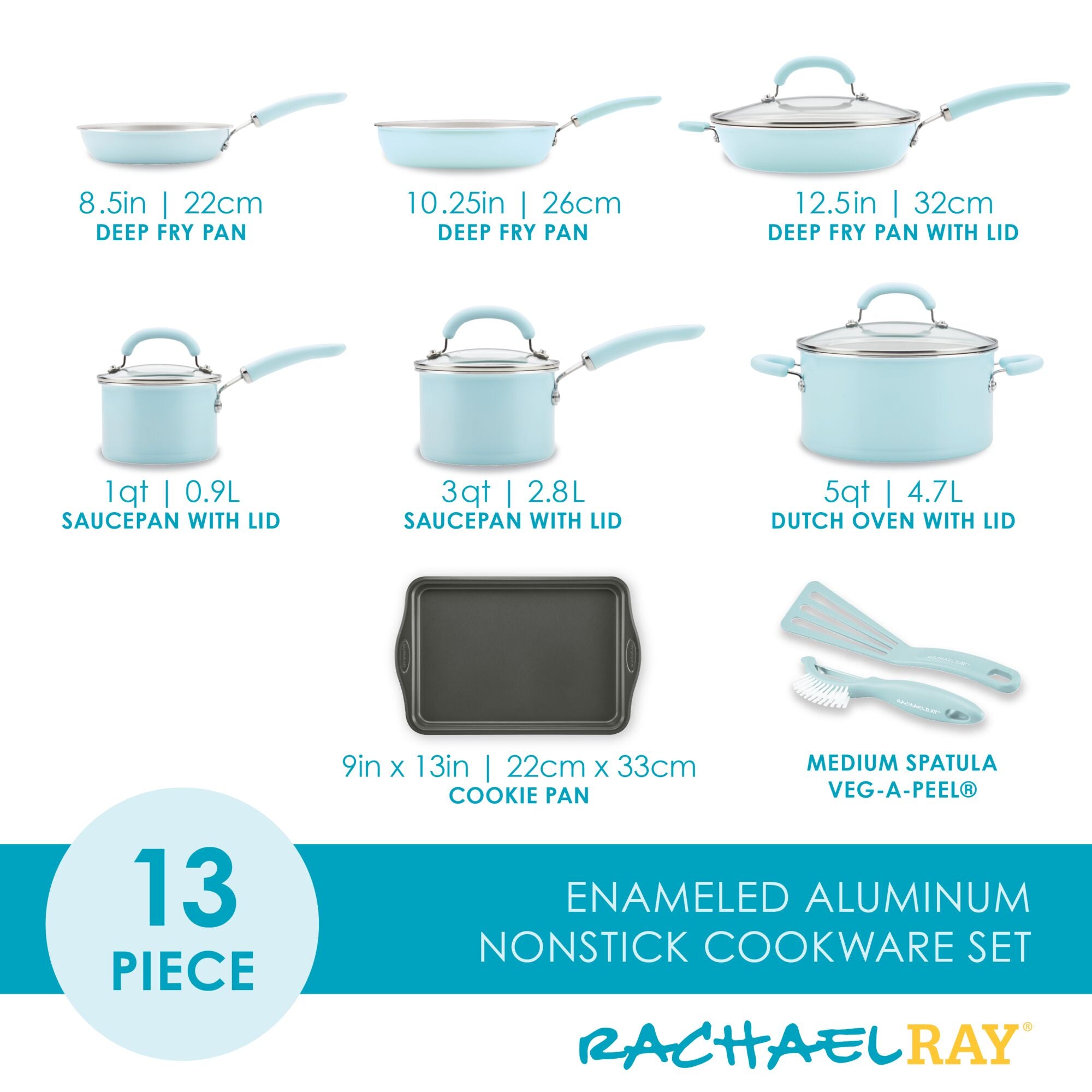 13-Piece Nonstick Induction Cookware Set - Image 35