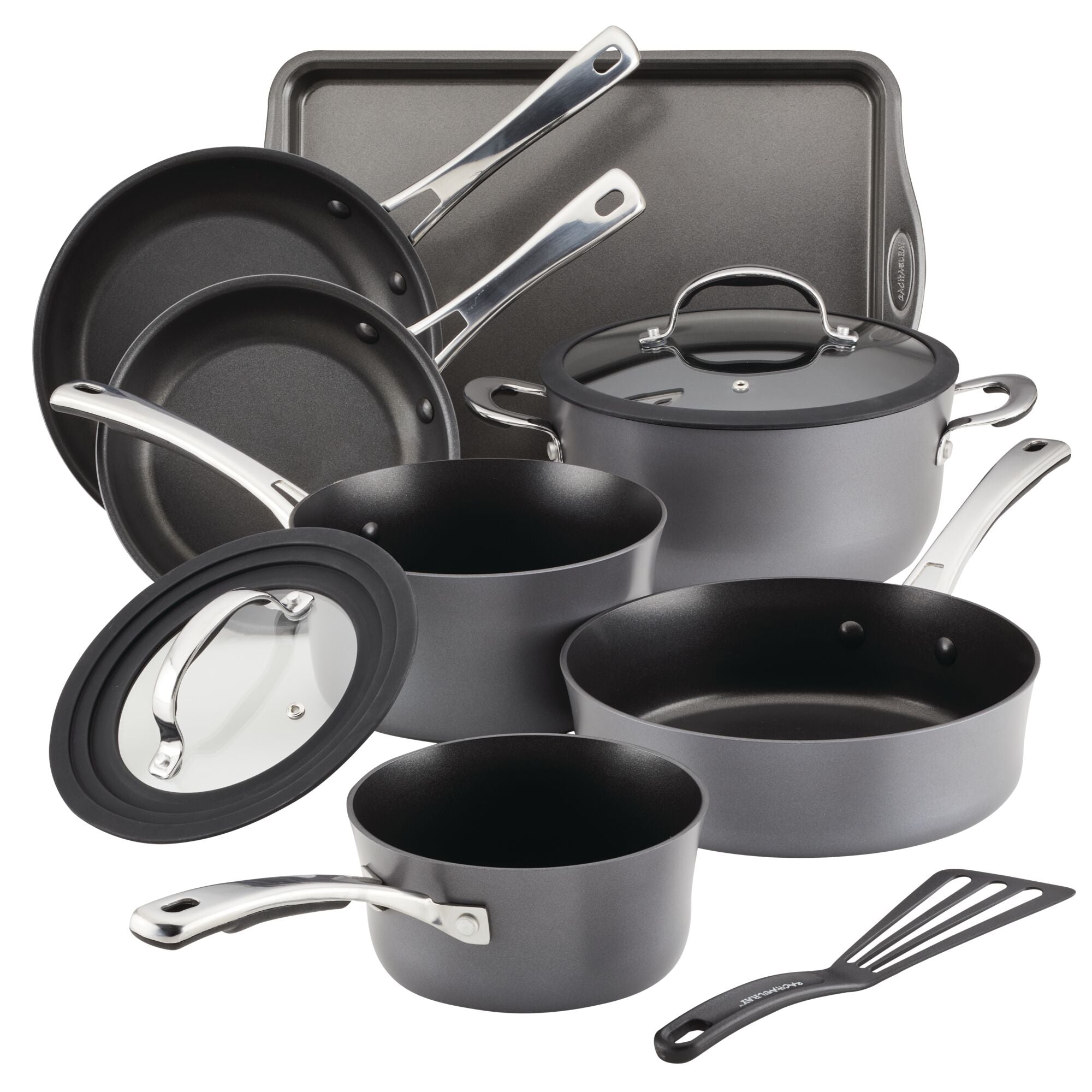 Cook + Create Hard Anodized Nonstick Cookware Sets - Image 2