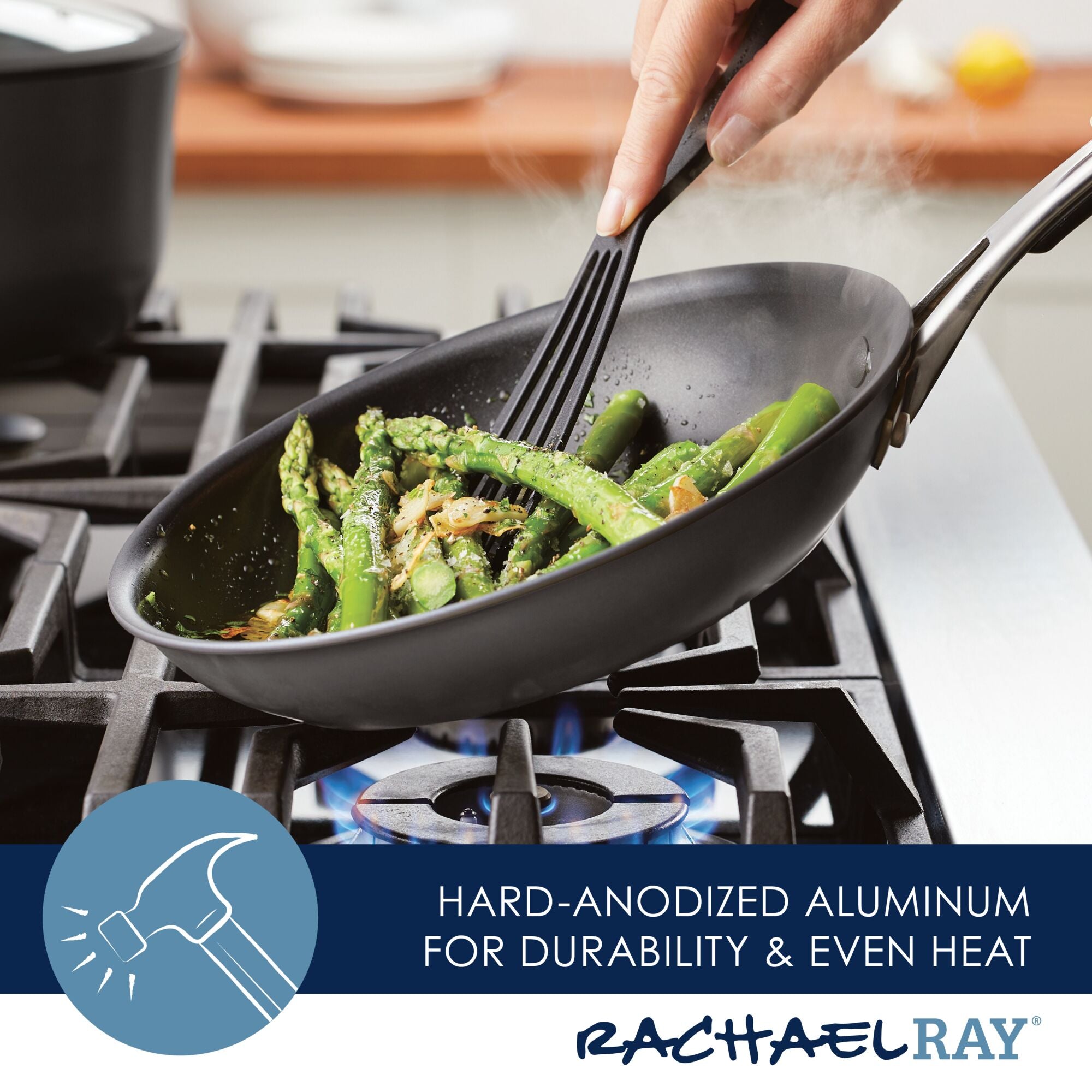 Cook + Create Hard Anodized Nonstick Cookware Sets - Image 4