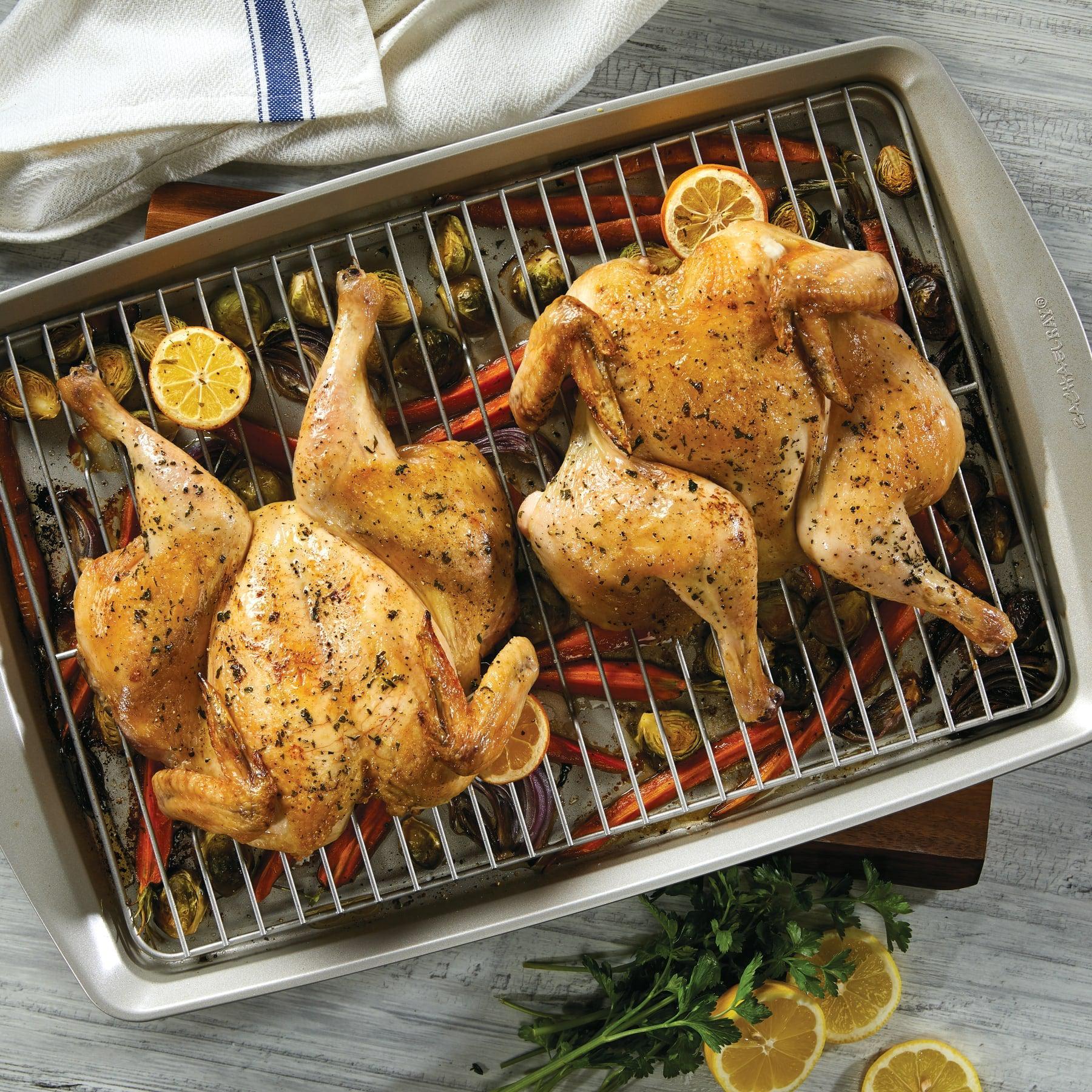 13-Inch x 19-Inch Jumbo Nonstick Sheet Pan with Rack - Image 2