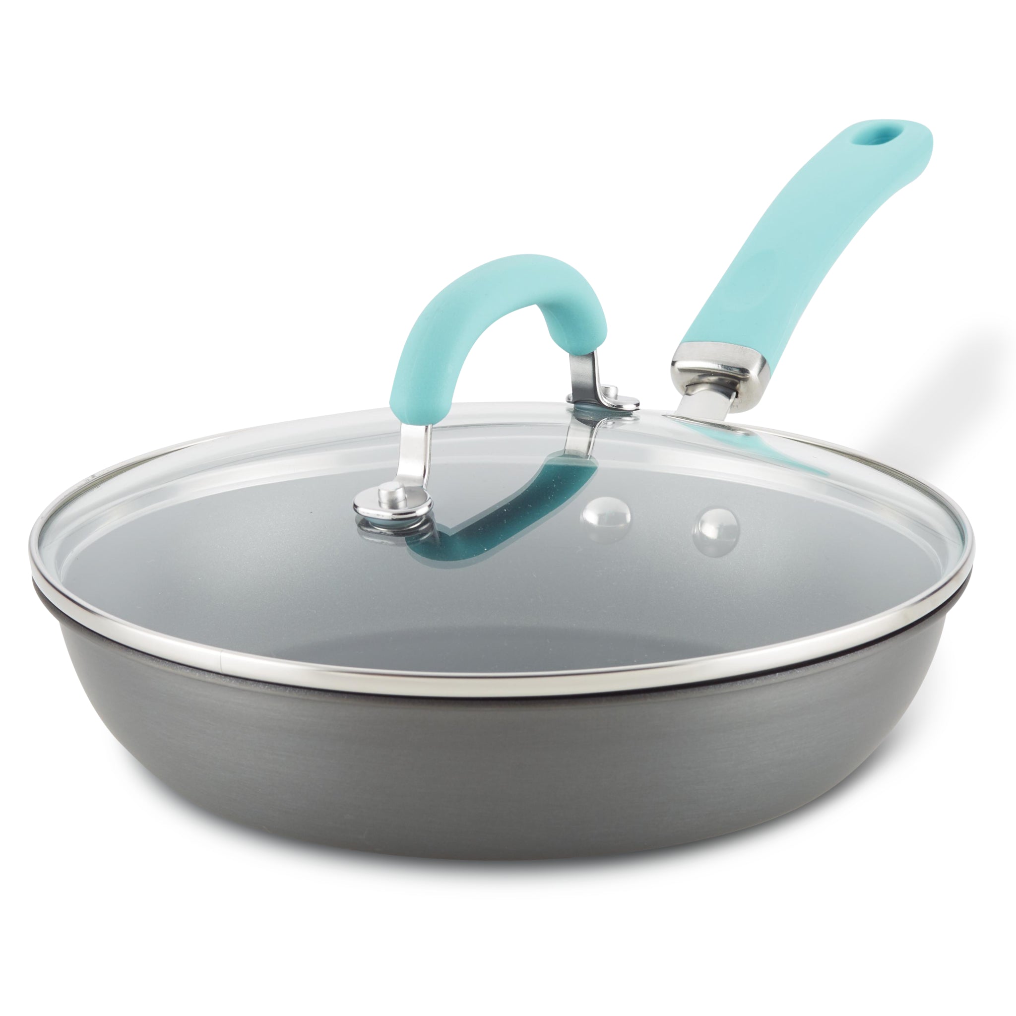 10.25-Inch Hard Anodized Nonstick Induction Covered Deep Frying Pan - Image 3