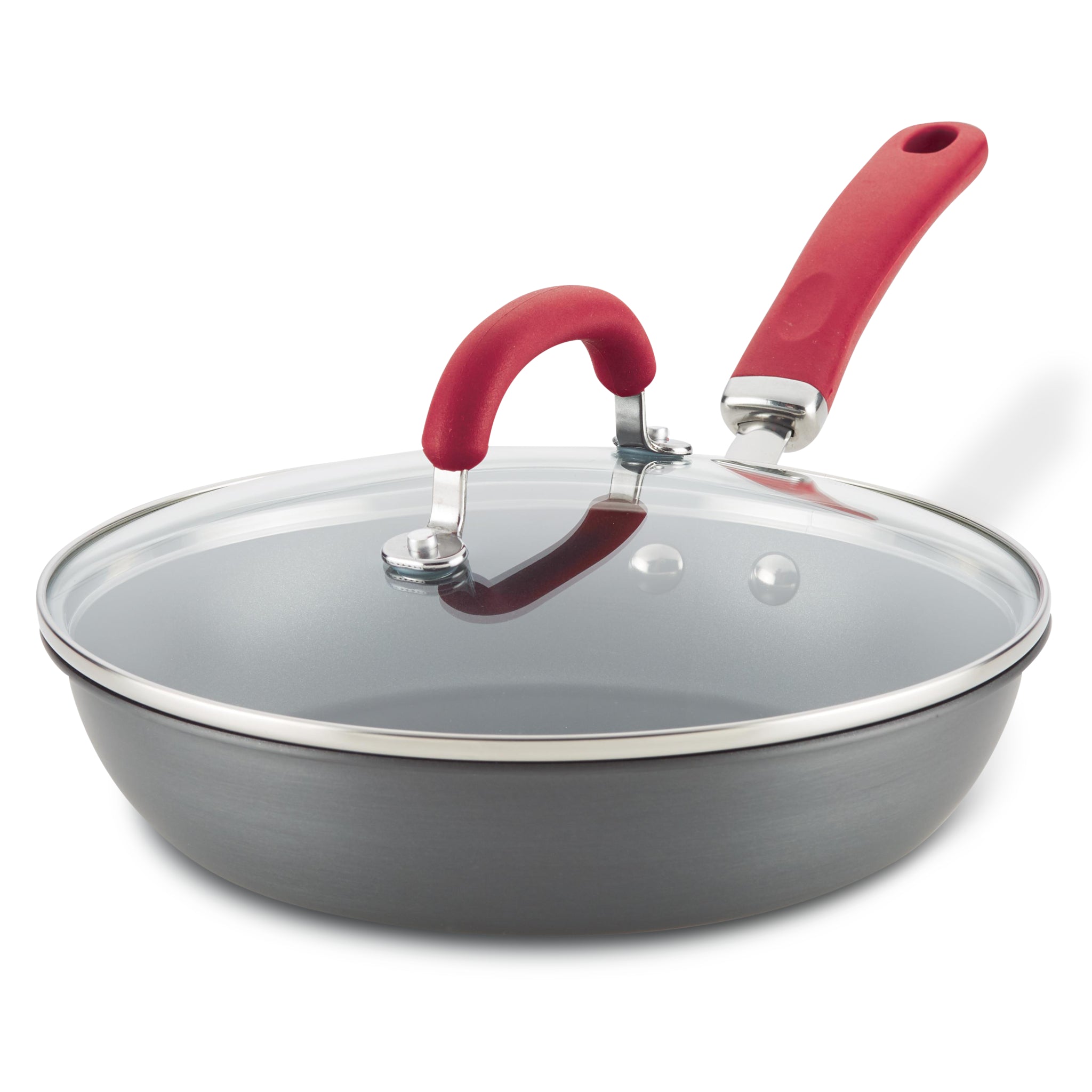 10.25-Inch Hard Anodized Nonstick Induction Covered Deep Frying Pan - Image 16